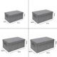 thumbnail image 3 of Storage Box Foldable Storage Rack Clothing Organizer Storage Box - C, 3 of 5