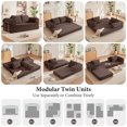thumbnail image 6 of ATHOPE 78.7" Folding Convertible Sofa Bed, Oversized Corduroy Upholstered Boneless Couch, Loveseat Sleeper with Pull Out Bed, Floor Sofa Modular Futon Couch for Living Room Bedroom Lounge, Coffee, 6 of 13