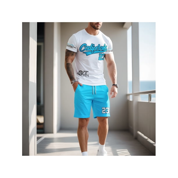 1 T-Shirt California 87 Pure Cotton, Soft And Breathable, Casual Round Neck Short Sleeved T-Shirt, Perfect Gift Made in The United States, Premium 220G Thick Pure Cotton T-Shirt