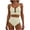 Z21Beige, variant on High Waisted Bikini Sets for Women 2026 Tummy Control 2 Piece Bathing Suit U-Wire Push up Texture Beach Swimsuit Green XL