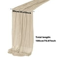 Tanuke Clearance! Cheesecloth Table Runner Cheese Cloth Tablecloth