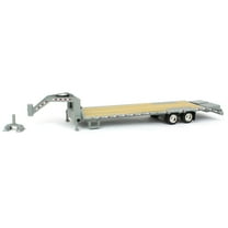 Gooseneck Trailer Primer Gray 1/64 Diecast Model by Greenlight