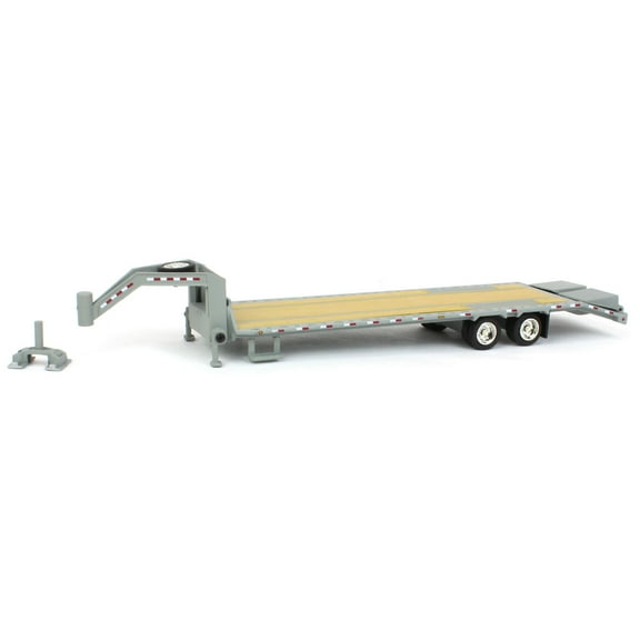 Gooseneck Trailer Primer Gray 1/64 Diecast Model by Greenlight