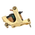 thumbnail image 4 of Máquina de tatuaje profesional de 10 bobinas de urdimbre, hecha a mano, pistola de tatuaje, sombreador y delineador dorado A, 4 of 12