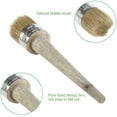 thumbnail image 3 of Pinceau à Cire pour Peinture, Pinceau Rond en Bois avec Poils, 3 of 4