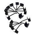 thumbnail image 1 of 16Pcs, Display Rack Hook, Accessories, Easy to Install, Hanger for Earrings, Bracelets Iron Hook Jewelry Hook 1.97 inch Durable Black Fernando Gancho para estante de exhibición, 1 of 8