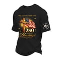 thumbnail image 2 of One Nation Under God 250 Years 250th Anniversary USA Funny T-Shirt,2XL, 2 of 6