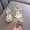 X-134Gold, variant on YMNXA Big Kids Girls Summer Sandals Low Heel Non Closed Toe Hook And Loop Rhinestone Bow Design Comfortable Fashion Dance Shoes For Wedding Party,Gold,12-18 Months