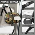 thumbnail image 6 of ZIATUBLE Sunflower Rooster Paper Dispenser Toilet Dustproof Hanging Paper Towel Case with Smooth Zipper Paper Towel Storage Container Universal Carrying and Storage Case Home Decor, 6 of 7