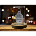 thumbnail image 2 of The Chef is Always Right 3D Engraved Crystal 3D Engraved Crystal Keepsake/Gift/Decor/Collectible/Souvenir, 2 of 6