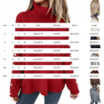 thumbnail image 3 of Turtleneck Sweaters for Women Long Sleeve Tops 2026 Fall Winter Fashion Clothes,Office Work Daily Wear Dressy Casual Outfits,Warm and Breathable,Soft Knitted Ribbed Button-Cuff Pullover Top Grey, 3 of 4