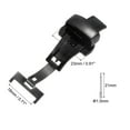 thumbnail image 2 of Folding Watch Clasp Push Button Quick Release for 18mm Leather Watchband Black, 2 of 5