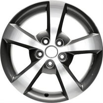 17x7 in Wheel for Chevy MALIBU 2008-2012 Machined Charcoal Recond Alloy Rim