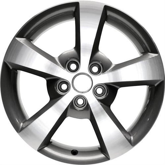 17x7 in Wheel for Chevy MALIBU 2008-2012 Machined Charcoal Recond Alloy Rim