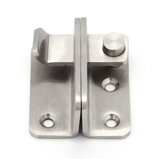Stainless Steel Flip Latch for Window Cabinet Drawer, Rustproof Sliding Barn Door Lock with Dual Protection, High Strength - Suitable for Wooden Doors, Metal Doors, and More