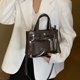 thumbnail image 2 of Bolso Transparente Elegante Cuerpo Cruzado La para El Hombro Mujeres PVC (café), 2 of 9