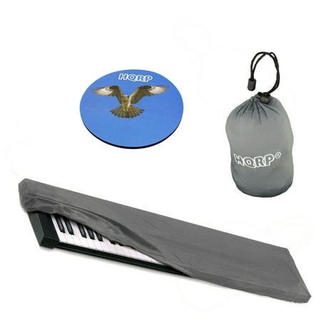 Hqrp Elastic Dust Cover Case W Bag Gray For Yamaha Motif Xf7