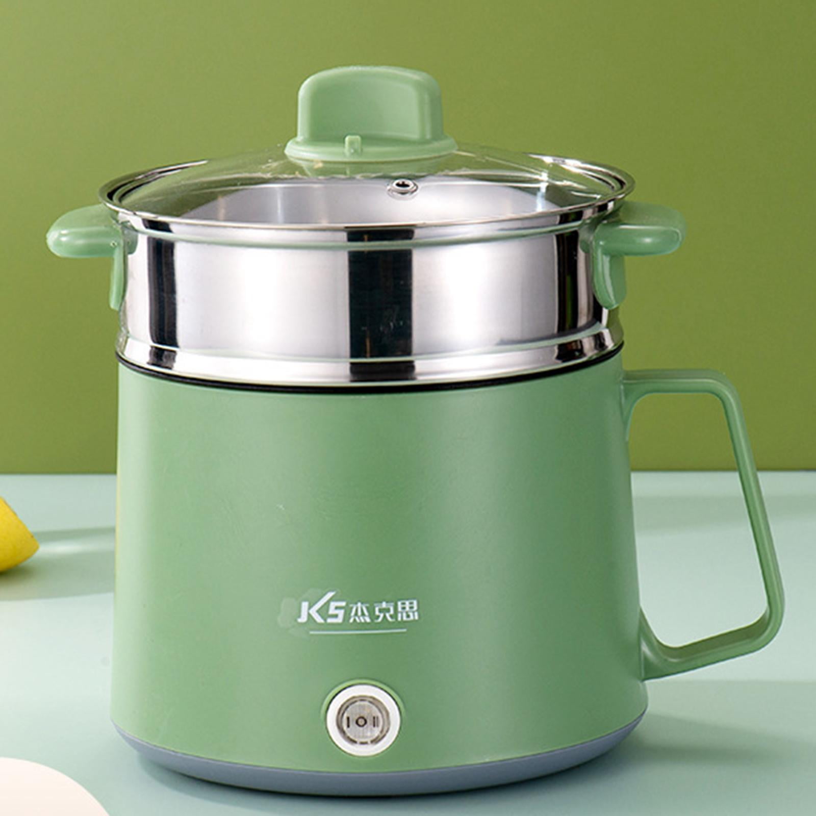 Portable Cooker Electric Hot Pot with Steaming Basket Anti Scalding stainless liner Walmart