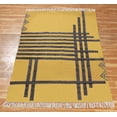 thumbnail image 5 of Casavani Handblock Printed Yellow Cotton Carpets Square Bedroom Dining Room Kitchen Carpet Area Rugs 12x12 feet, 5 of 6