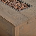 thumbnail image 4 of Kingsfield Outdoor 4 Seater Wicker Chat Set with Fire Pit, Brown and Tan, 4 of 9