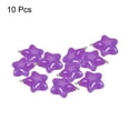 thumbnail image 3 of Uxcell Star Bead Pendants with Charm Loop for Craft, 10Pcs Dark Purple, 3 of 6