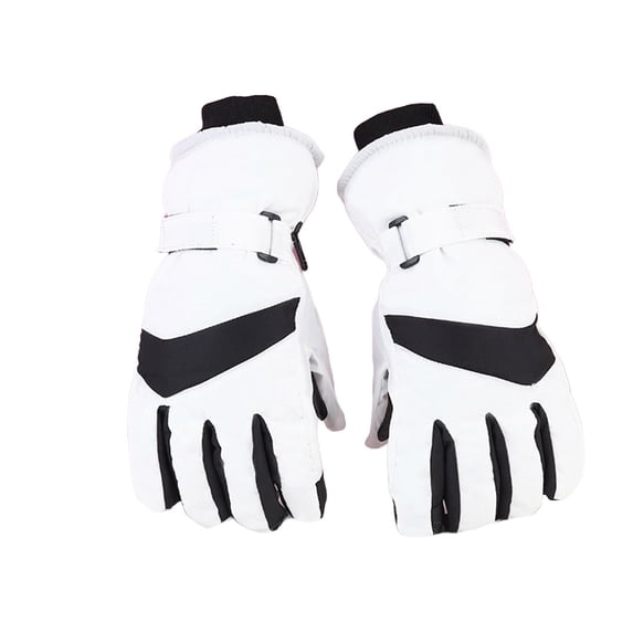 Hot Sales Warmer Gloves Waterproof Ski Glove GIJNRIUIUA Under $7 Winter Gloves Outdoor Adult Men Women Snow Skating Snowboarding Windproof Warm Solid Ski Gloves White Gloves & Mittens