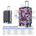 thumbnail image 2 of Luggage Cover Anti Scratch, Carnations Flowers Butterfly Elastic Suitcase Protector Fits 18-32 Inch Luggage, 2 of 2