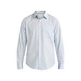 thumbnail image 2 of Free Assembly Men’s Cotton Poplin Shirt with Long Sleeves, Sizes XS-XXXL, 2 of 5