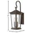 thumbnail image 2 of Hinkley Lighting - Two Light Wall Mount - Bromleys - 2 Light Medium Outdoor Wall, 2 of 15