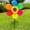 Q, variant on Colorful Sunflower Windmill-for Decoration Outside Yard, Cute Sunflower Windmills Plastic Wind Spinners Daisy Flower Windmills Outdoor Decoration for Yard, Garden, Lawn, Patio