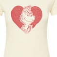 thumbnail image 3 of The Grinch - Grinch Heart  - Juniors Fitted Graphic T-Shirt, 3 of 5