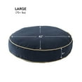 thumbnail image 3 of Happy Hounds Scout Round Reversible Pillow Dog Bed, Denim, Large, 3 of 7