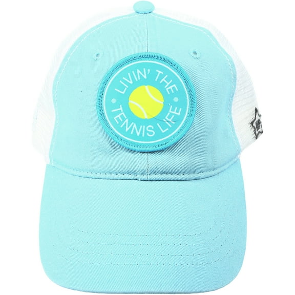 Pavilion Gift Tennis Life Mesh Hat - Light Slate