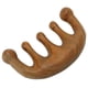 thumbnail image 2 of Peine de madera de sándalo, cómodo peine de masaje de madera de textura fina para masajes de brazos ANGGREK Otros, 2 of 8