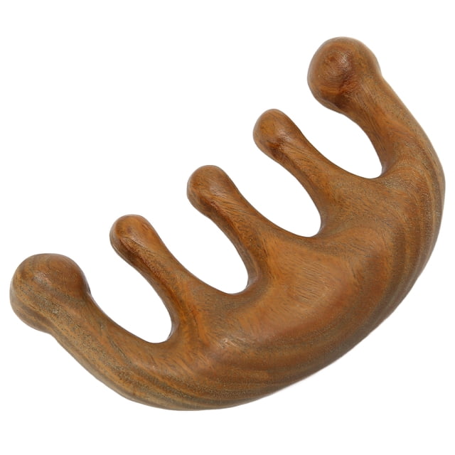 Wide Tooth Wooden Comb, Sturdy Sandalwood Hair Comb For Head
