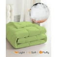 thumbnail image 4 of 1 PC Full Size Down Alternative Comforter - Microfiber 300 GSM- Lightweight Comforter with Corner Tabs(82x86, Sage), 4 of 5