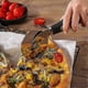 thumbnail image 4 of Stainless Steel Pizza Cutter with Finger Guard and Non-Slip Handle for Safe Cutting, 4 of 5