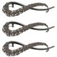 thumbnail image 1 of 3 pinzas para el pelo francesas, horquillas retorcidas de metal con diamantes de imitación, accesorios para bodas y cumpleaños., 1 of 6