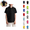 Black, variant on Toddler Girls Polo Shirts Summer Back To School School Uniform Short Sleeve Versatile Tshirts Casual Lapel Collar Tshirt (Orange,11-12 Years)