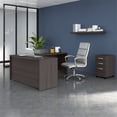 thumbnail image 6 of Studio C 60W Right Hand L-Bow Desk with Drawers in Storm Gray - Engineered Wood, 6 of 6