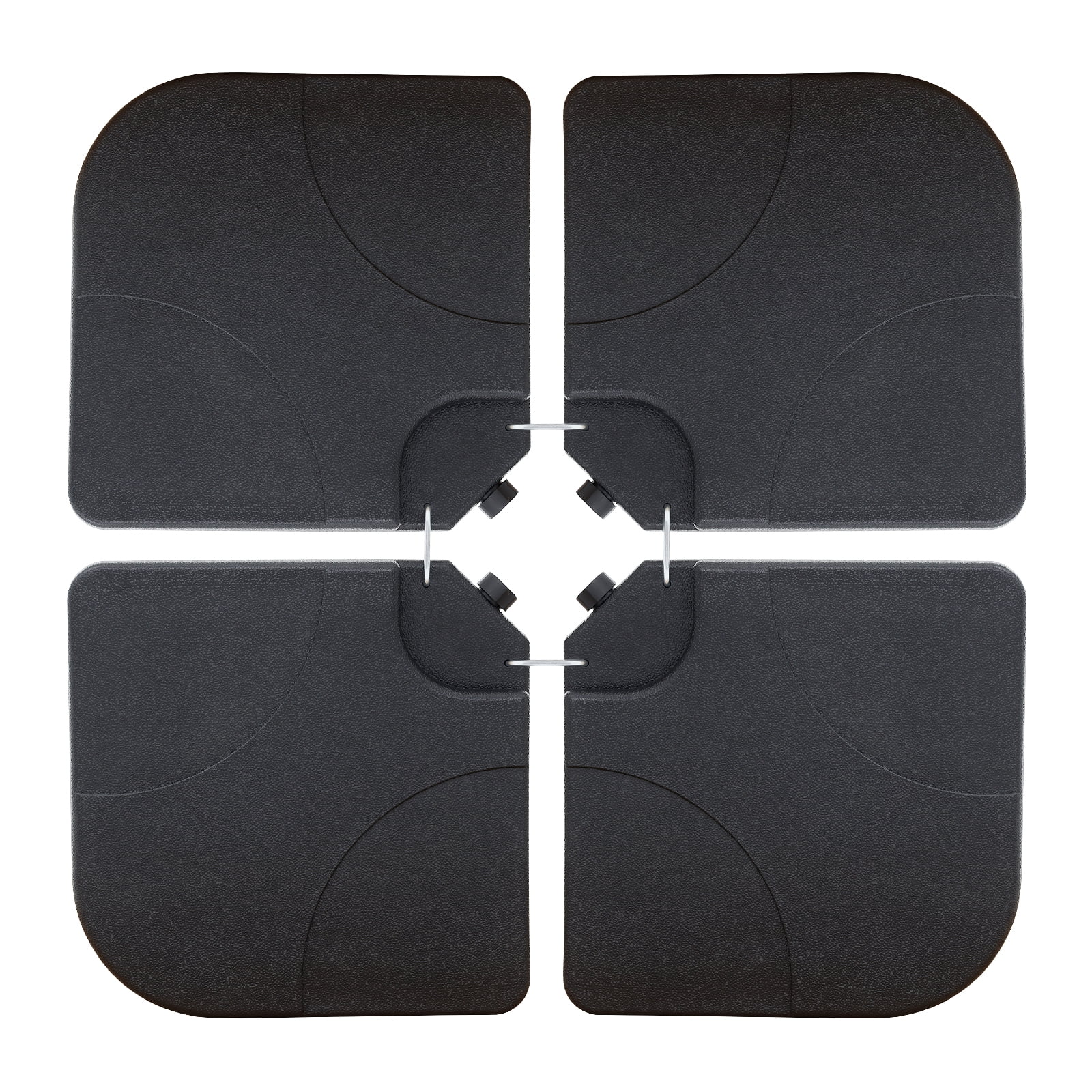 COBANA 4Piece Cantilever Offset Patio Umbrella Base, Easy Filling