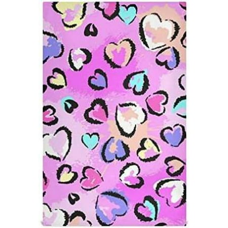 

Hyjoy Valentine s Day Love Heart Kitchen Towel Set of 1 Super Soft Absorbent Hand Towel Tea Towel Home Restaurant Tableware Cleaning Rag for Kitchen Hotel Beach Bathroom Gym etc.