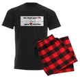 thumbnail image 6 of CafePress - Open Heart Warrior Men's Dark Pajamas - Men's Dark Loose Fit Cotton Pajama Set, 6 of 7