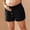 Black, variant on Shorts for Women Shorts Double Layered Pleated Maternity Shorts with Underbelly Elastic Waist Pockets Summer Beach Casual White XXL