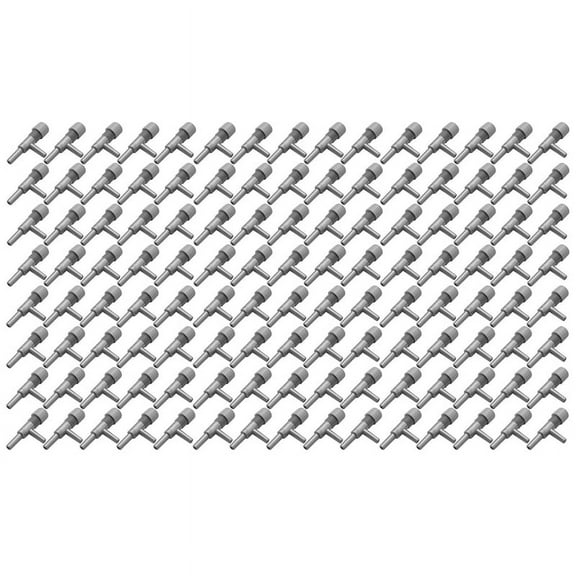 Aquarium Fish OXygen Air Line Tubing Flow Control Valve 120 Pcs Gray