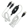 thumbnail image 4 of 180x2cm MIDI Cable to USB MIDI Cable Music Editing Cord Keyboard Connection Cable, 4 of 8
