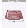 thumbnail image 2 of Fashionable single shoulder tote bag for women, multi-layer storage, simple crossbody bag for work and commuting, 2 of 10