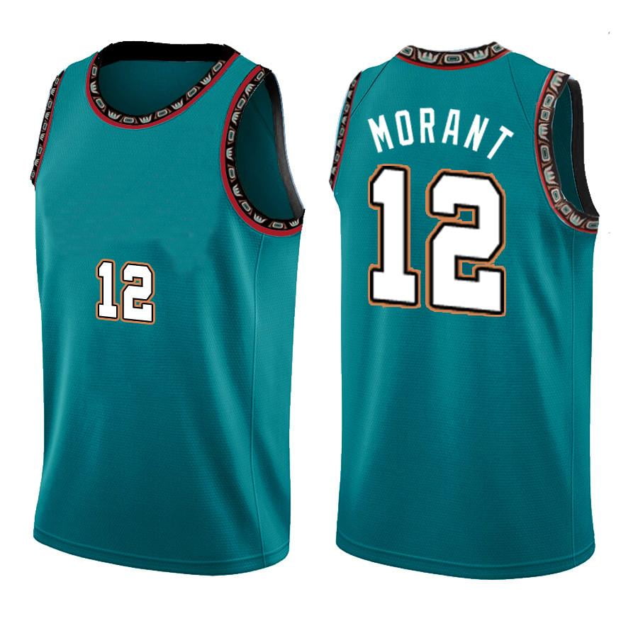  Men's 22 Morant Basketball Jersey Stitched Size S White :  Sports & Outdoors