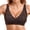 Leopard Coffee, variant on Women's Wireless Deep V Seamless Bra, Comfort Push Up Plunge Bralette, Sizes S-3XL