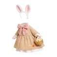thumbnail image 2 of Porch Goose Outfits Idyllic Easter Goose Statue Dress and Hat Set, Bunny Ear Crown and Floral Tutu, 23 Inch Patio Garden Decoration, Spring Holiday Accent, 2 of 8